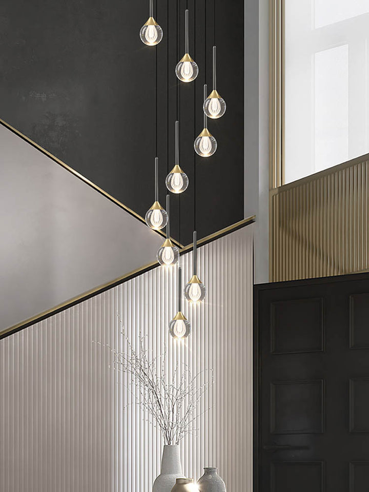 Aquitaine Entry Crystal Chandelier Lighting