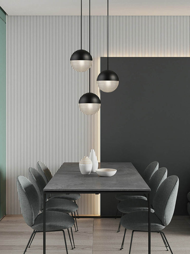 Modern LED Bubble Glass High Ceiling Foyer Lighting