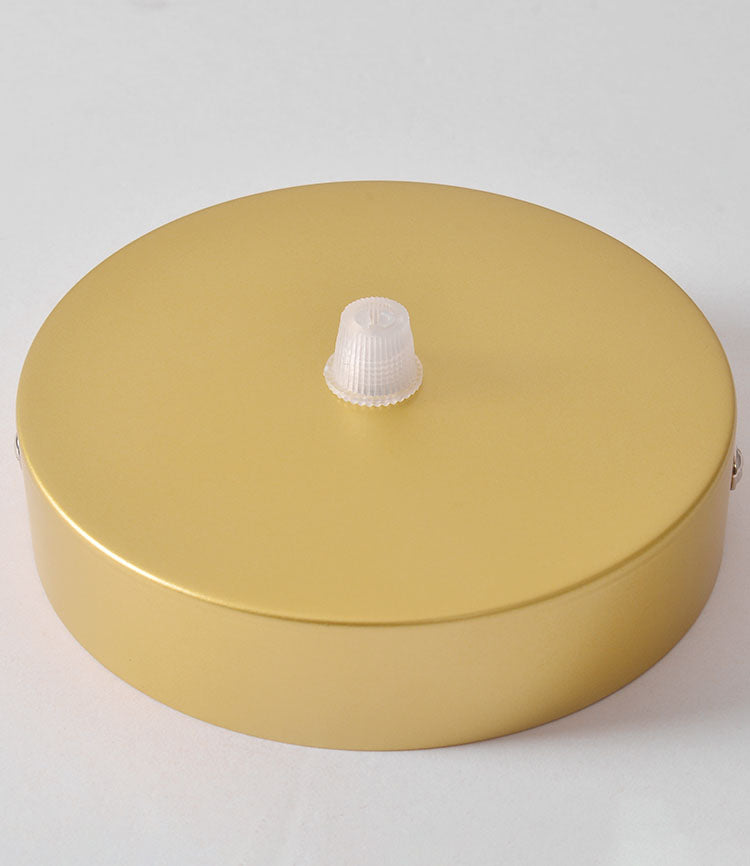 Nordic Glass Lampshade Chandelier with Brass Body