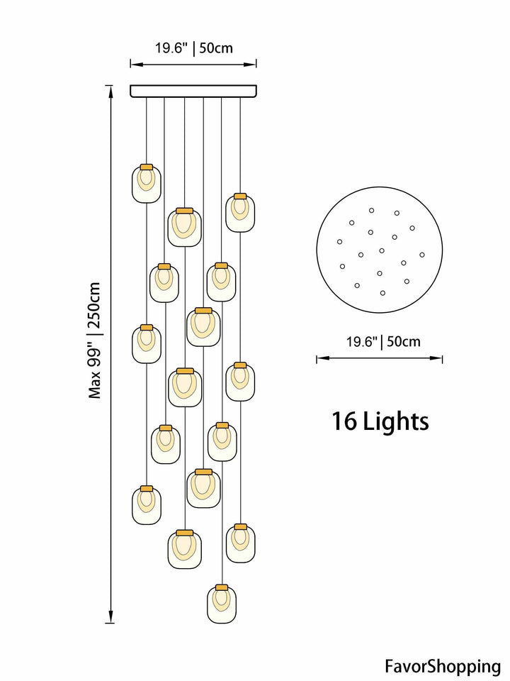 Leaf-shaped Crystal Chandelier For Larger House and High-Ceiling Building
