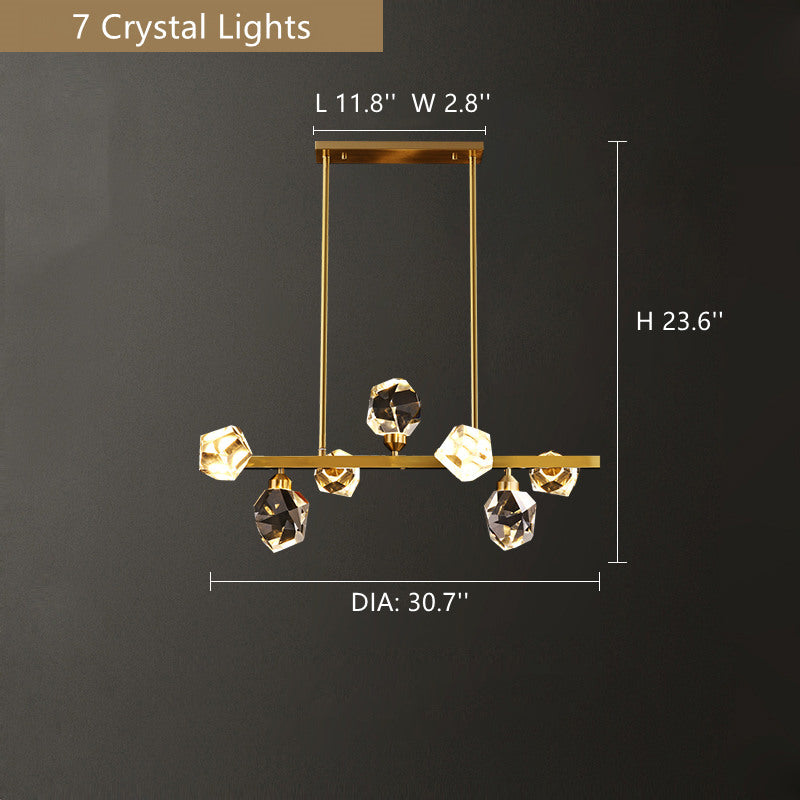 Nordic Diamond Crystal Chandelier