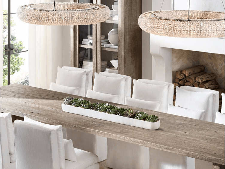 Golden Cloud Ring Crystal Chandelier