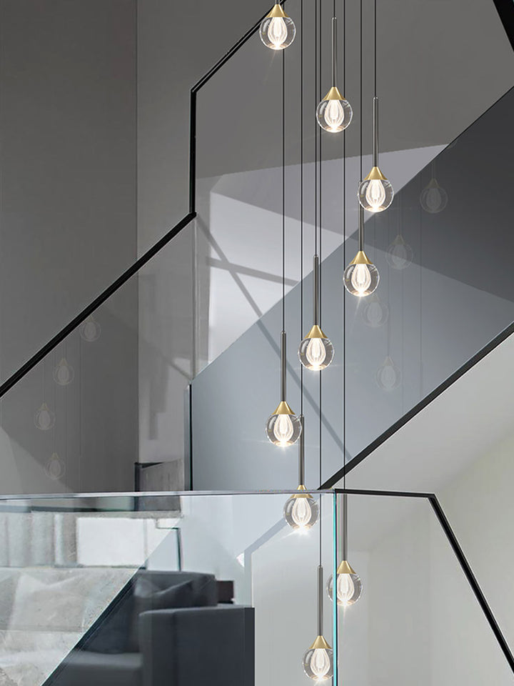 Aquitaine Entry Crystal Chandelier Lighting