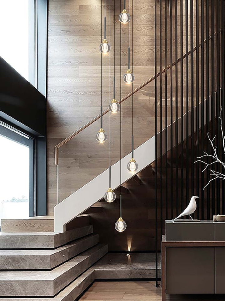 Aquitaine Entry Crystal Chandelier Lighting