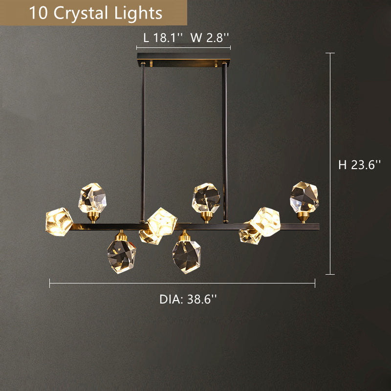 Nordic Diamond Crystal Chandelier
