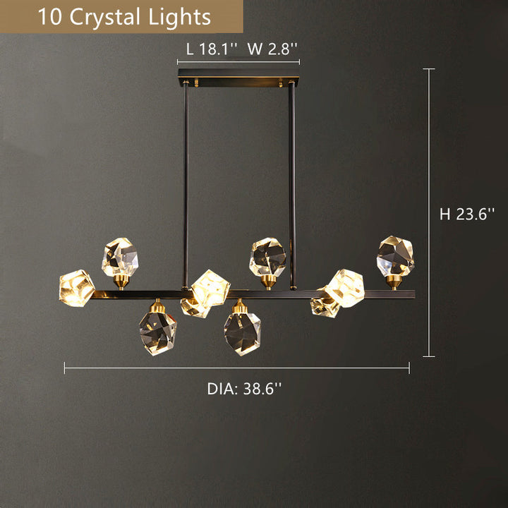 Nordic Diamond Crystal Chandelier