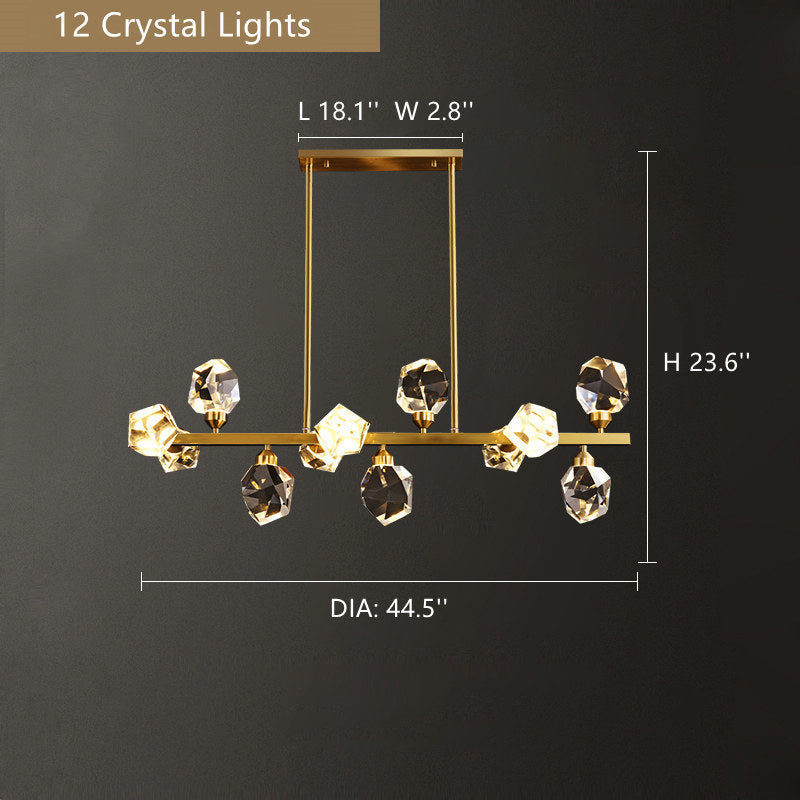 Nordic Diamond Crystal Chandelier