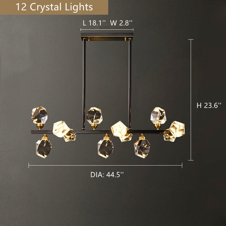 Nordic Diamond Crystal Chandelier
