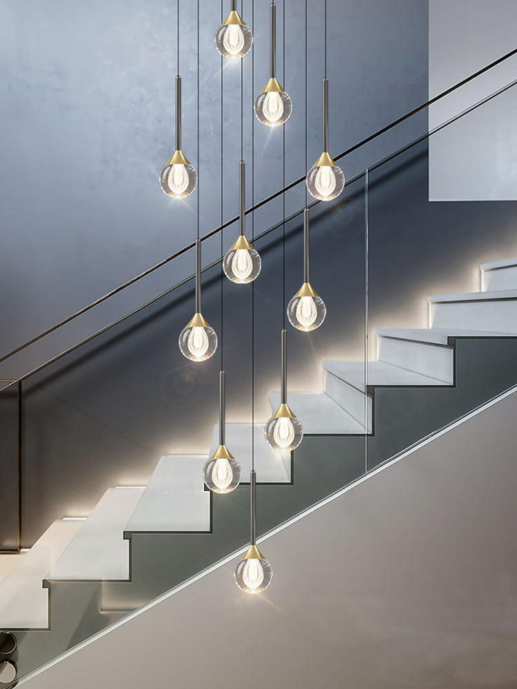 Aquitaine Entry Crystal Chandelier Lighting