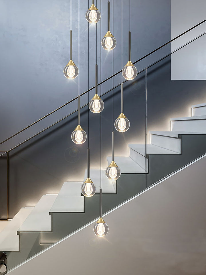 Aquitaine Entry Crystal Chandelier Lighting