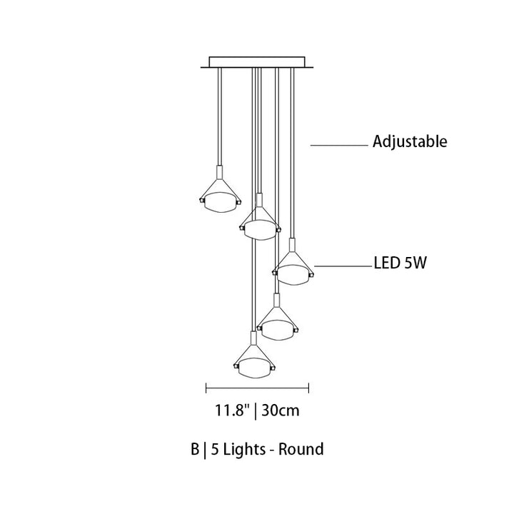 Myth Angel Square Crystal Long Raindrop Foyer Chandelier