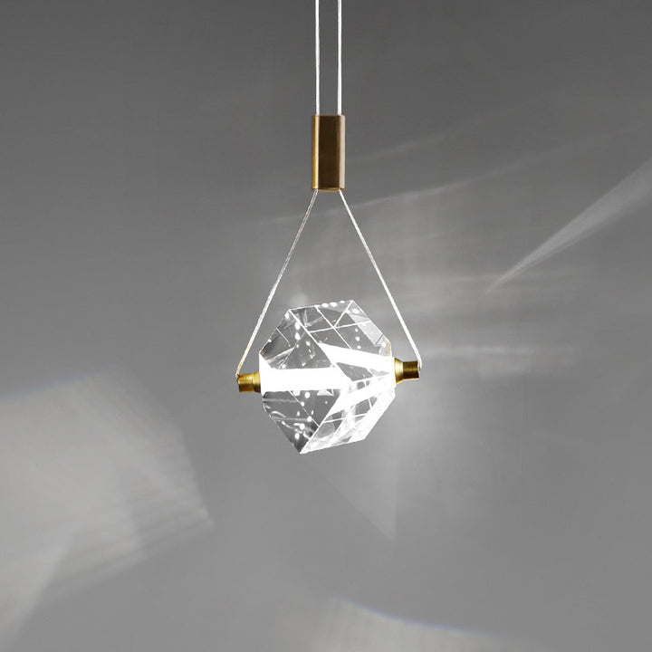 Myth Angel Square Crystal Long Raindrop Foyer Chandelier