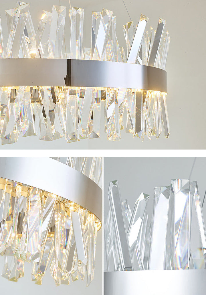 Crystal Circle Chandelier
