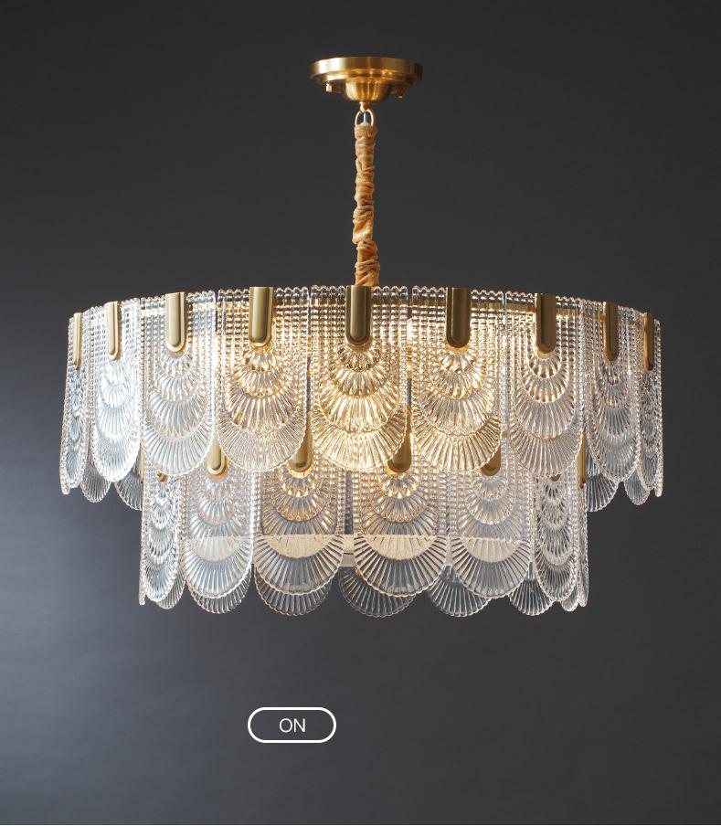 Vida Gold Court Chandelier