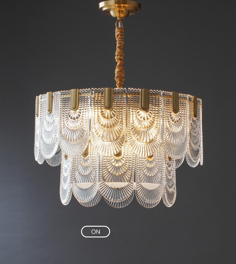 Vida Gold Court Chandelier