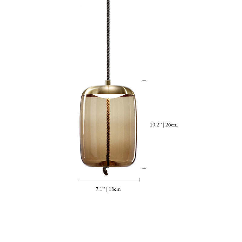 Lily Curve Glass Lamps