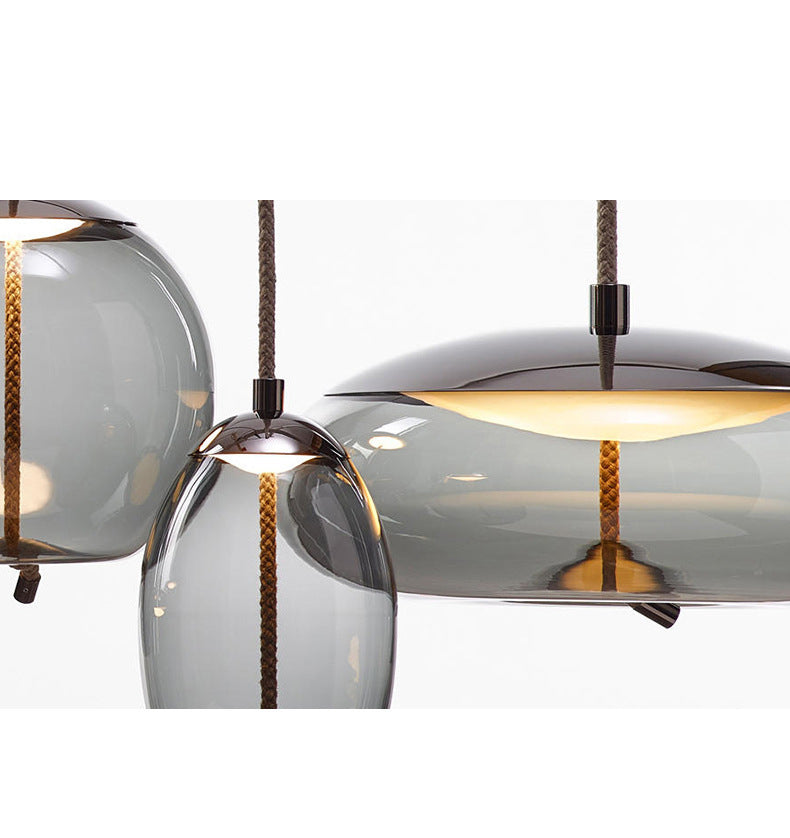 Lily Curve Glass Lamps