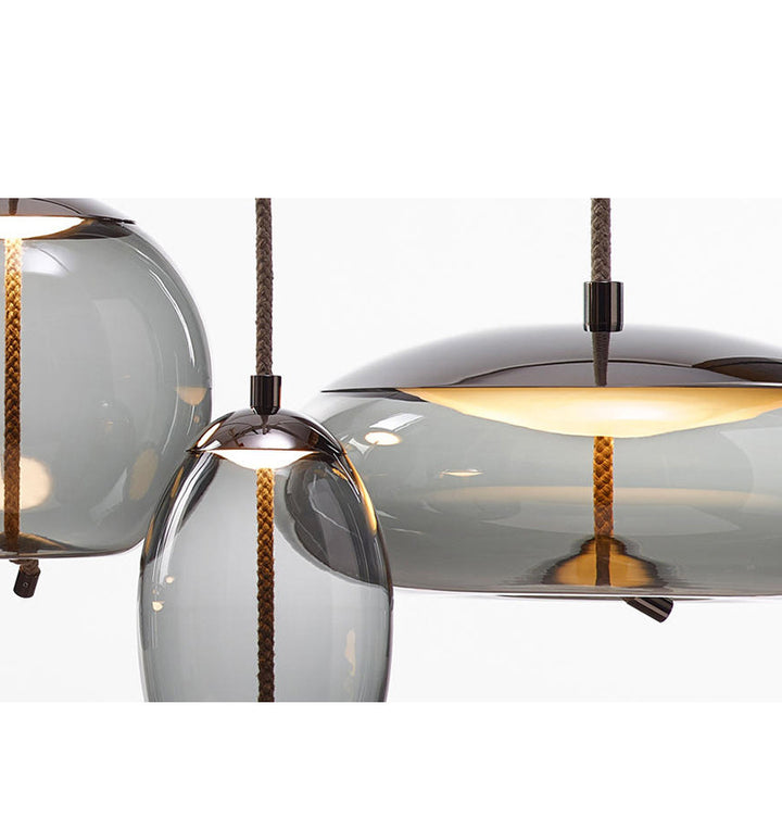 Lily Curve Glass Lamps