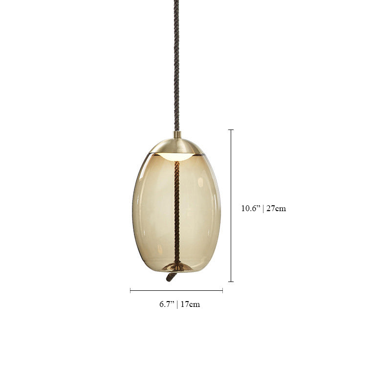 Lily Curve Glass Lamps