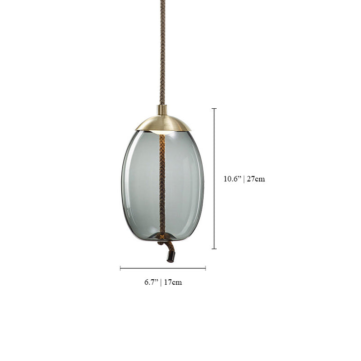 Lily Curve Glass Lamps