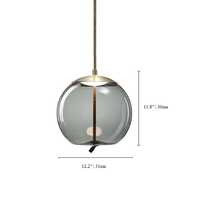 Lily Curve Glass Lamps