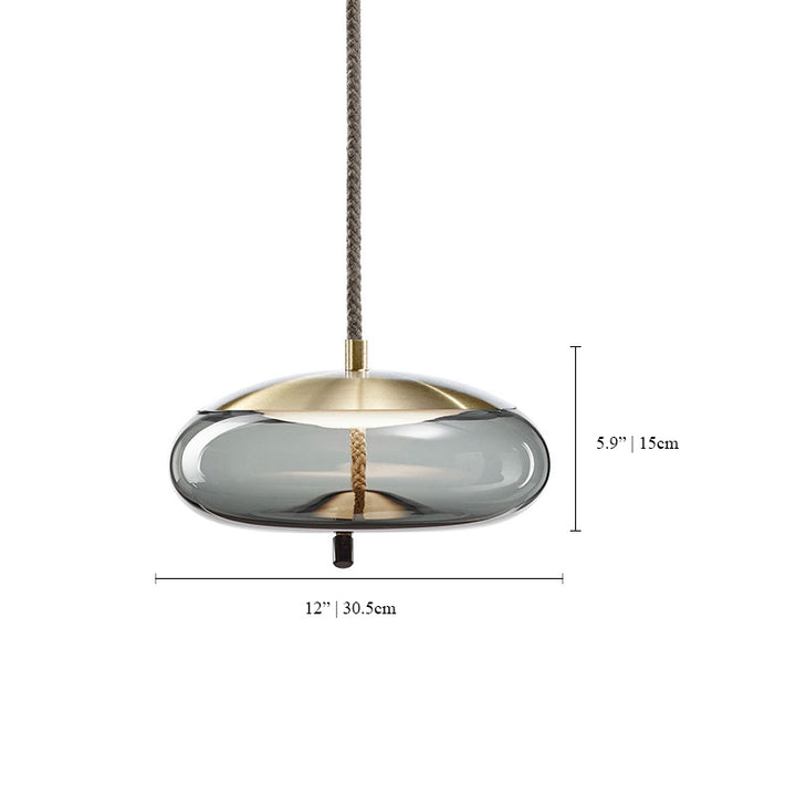 Lily Curve Glass Lamps