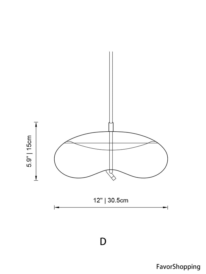 Lily Curve Glass Lamps