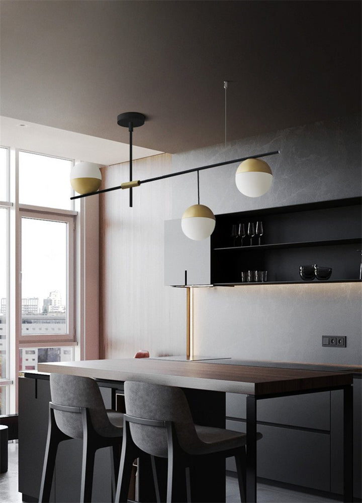 Orbit Glass Ball Chandelier