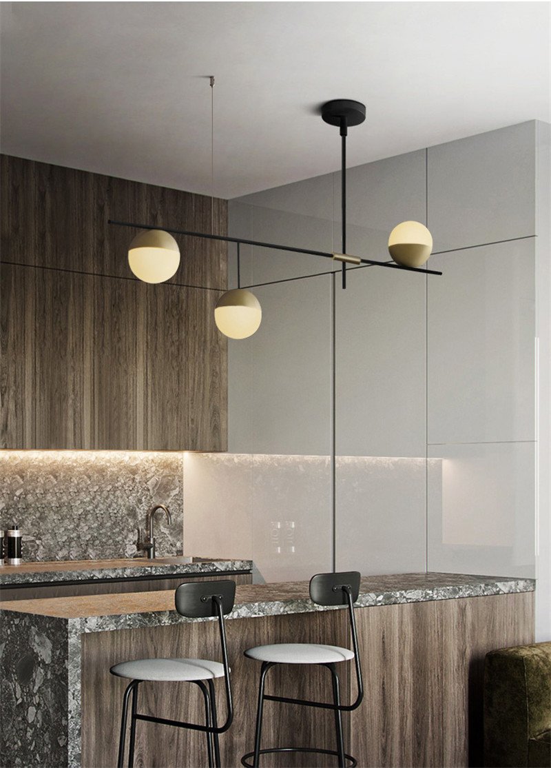 Orbit Glass Ball Chandelier