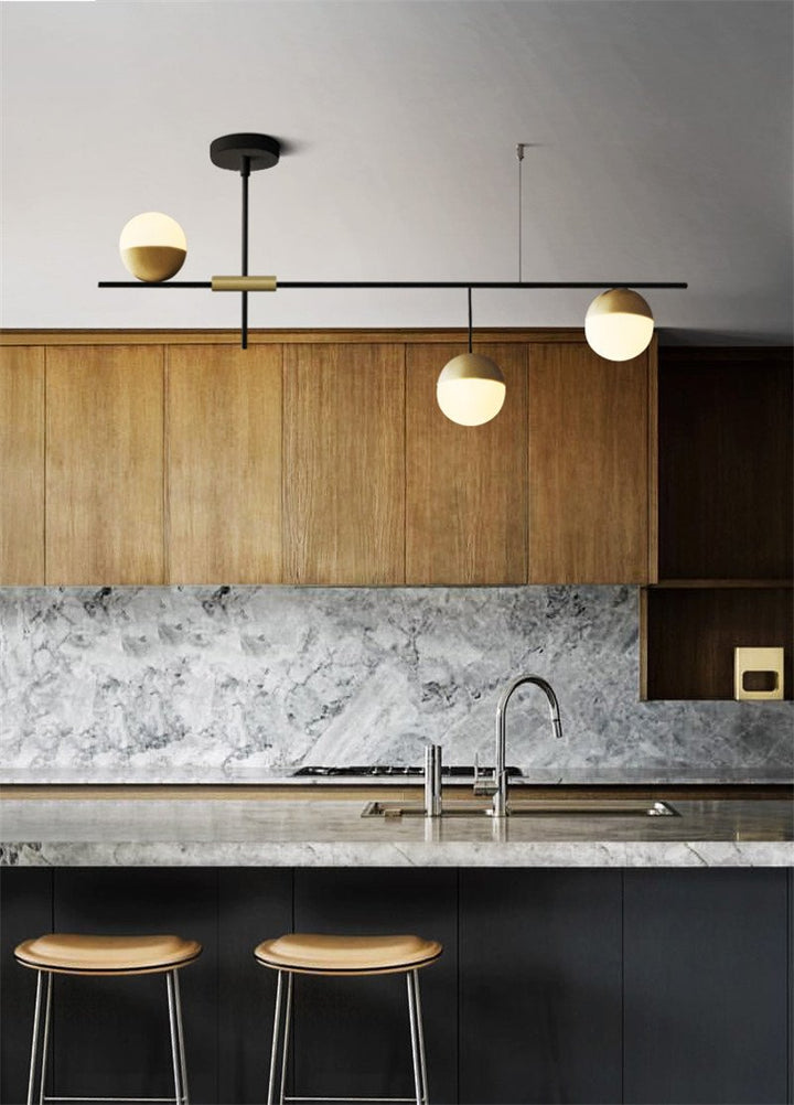 Orbit Glass Ball Chandelier