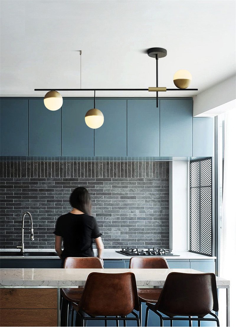 Orbit Glass Ball Chandelier