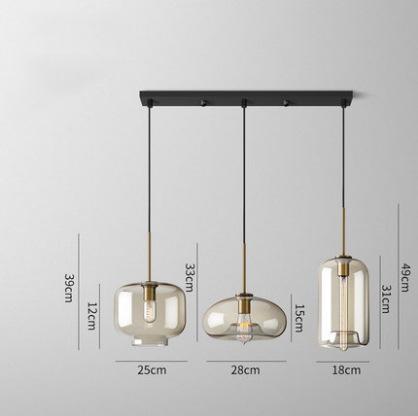 Kronleuchter in mehreren Schalenstilen
