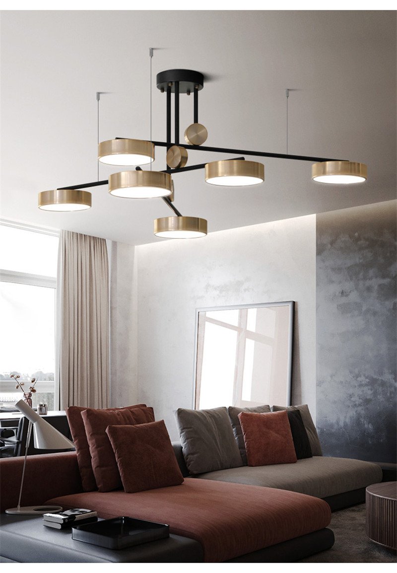 Unique Array Rotating Chandelier
