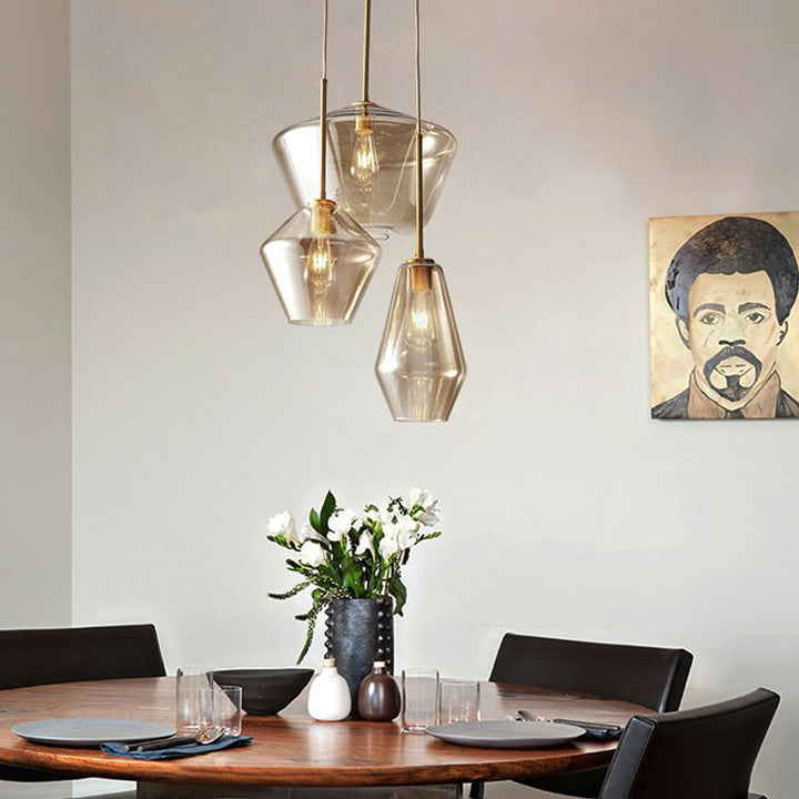 Scandinavische moderne glazen hanglampen