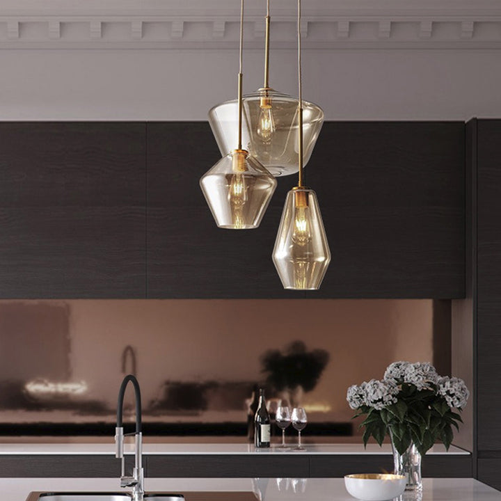 Scandinavische moderne glazen hanglampen