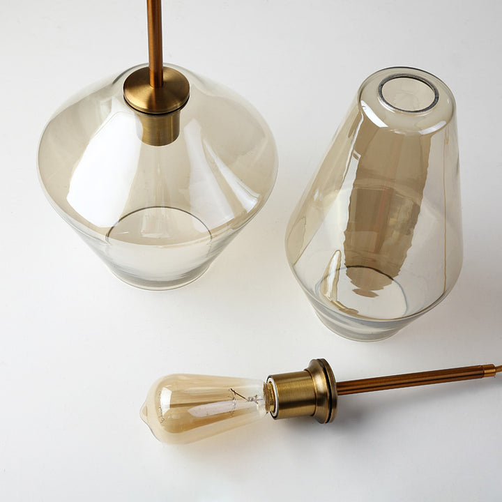 Scandinavische moderne glazen hanglampen