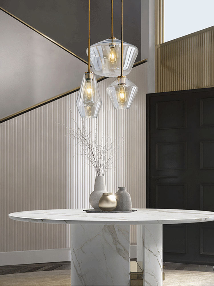 Scandinavische moderne glazen hanglampen