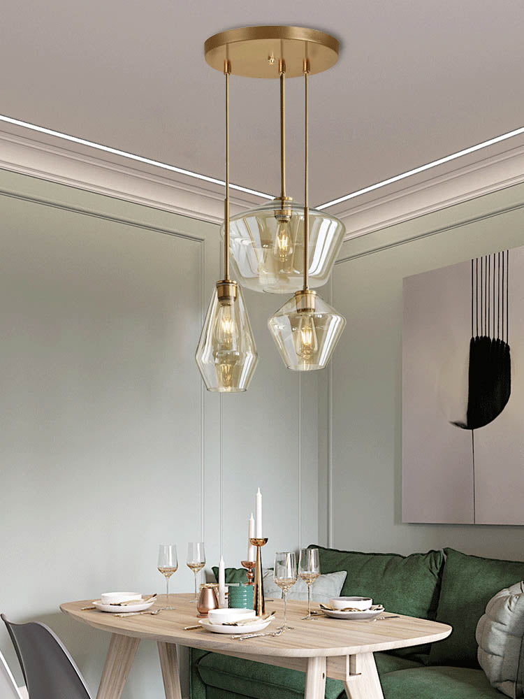 Scandinavische moderne glazen hanglampen