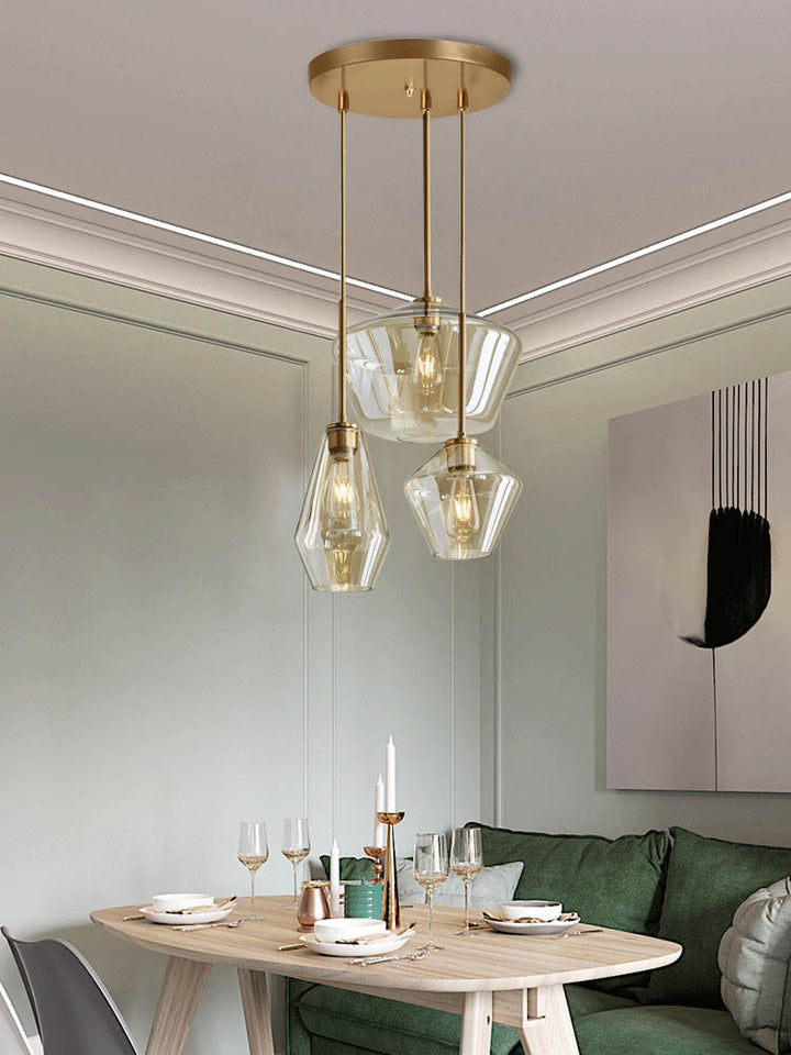 Scandinavische moderne glazen hanglampen