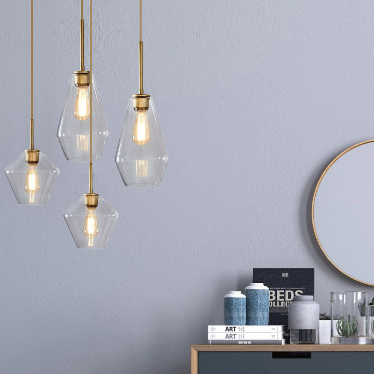 Scandinavische moderne glazen hanglampen