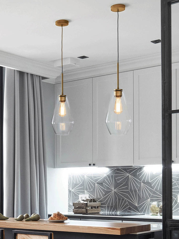 Scandinavische moderne glazen hanglampen