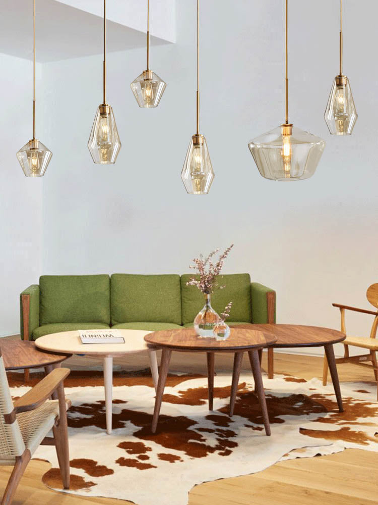 Scandinavische moderne glazen hanglampen