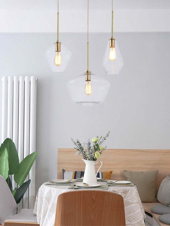 Scandinavische moderne glazen hanglampen