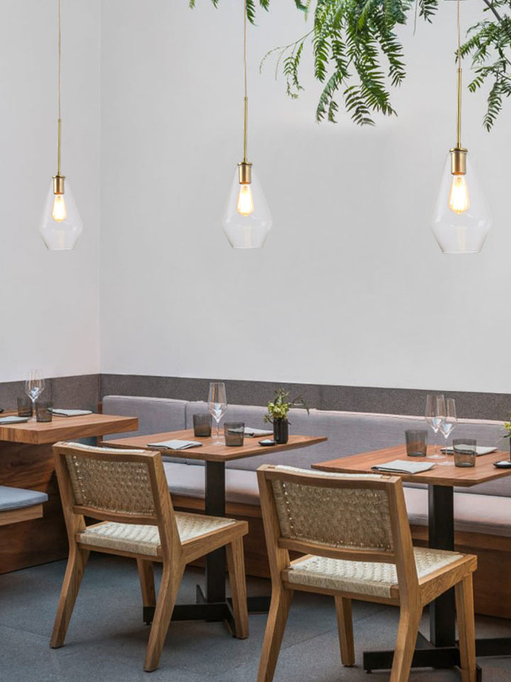 Scandinavische moderne glazen hanglampen