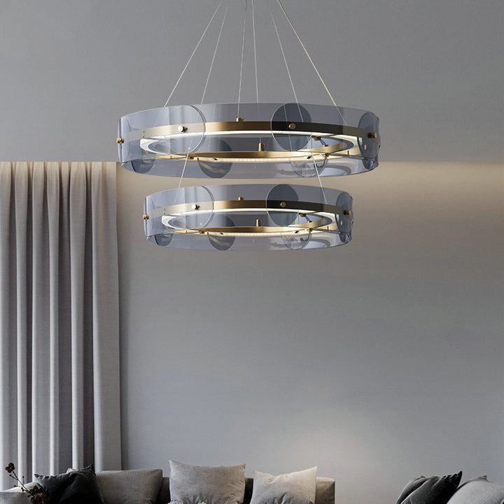 Round-Bronze-and-Glass-Pendant-Light