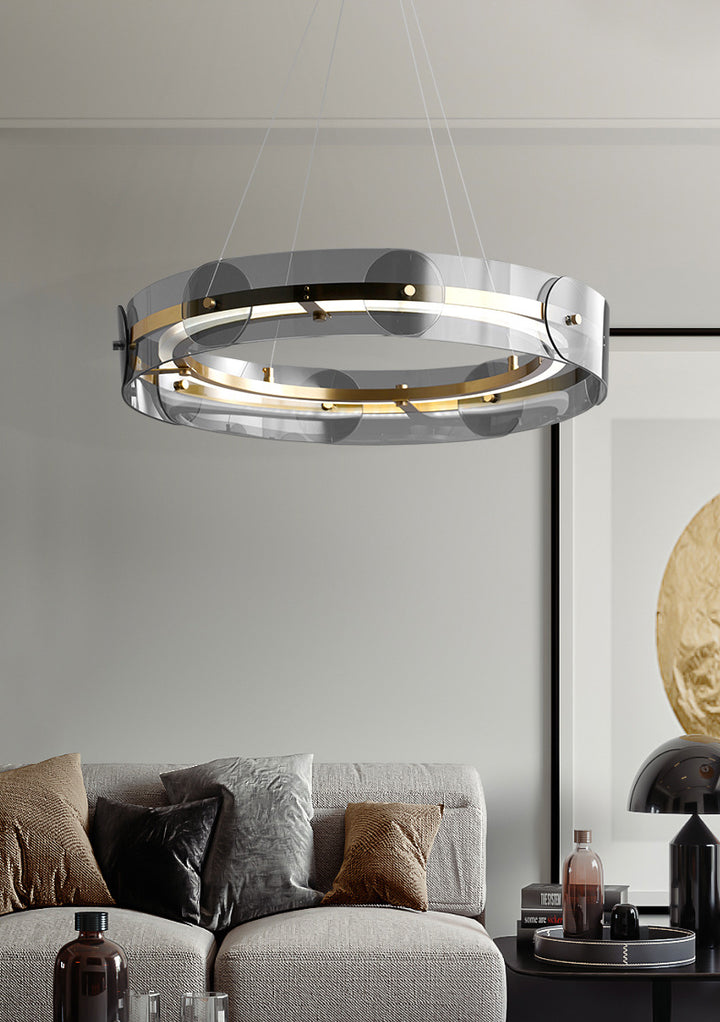 Round-Bronze-and-Glass-Pendant-Light