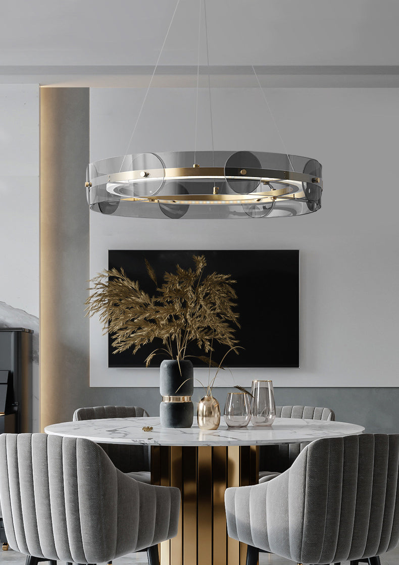 Round-Bronze-and-Glass-Pendant-Light