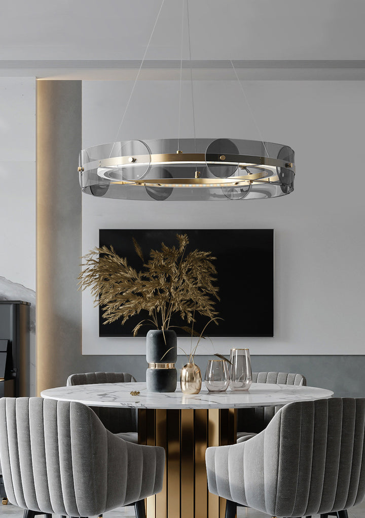Round-Bronze-and-Glass-Pendant-Light