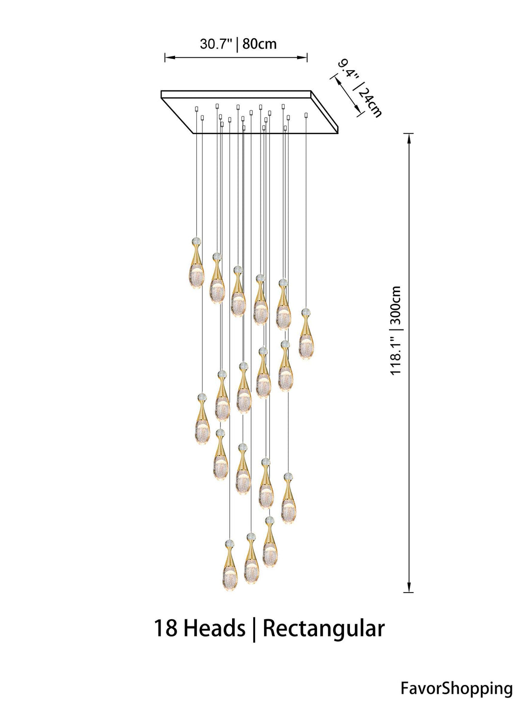 Raindrop Crown Jellyfish Crystal Chandelier for 2 Story Foyer and Hotel Lobby