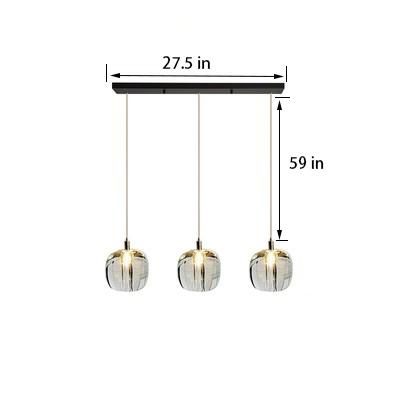 Handgeformte Bernstein-Pendelleuchte in Kugelform – Design für Familienzimmer